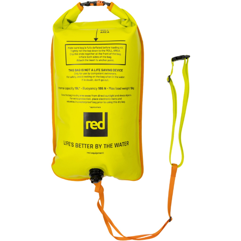 2026 Red Paddle Co 2 In 1 Reversible Tow Float 005-010-001 - Admiral Blue / Neon Yellow